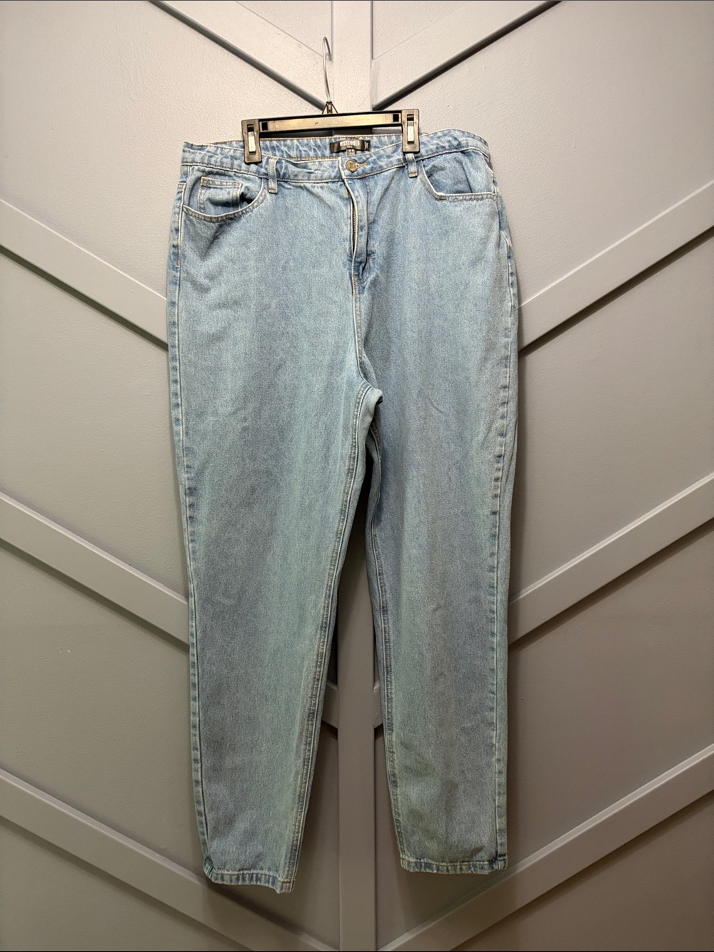 Missguided Light Blue Boyfriend Jeans